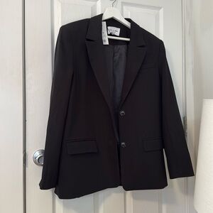 NA-KD Fashion Lisa & Lena Black Oversized Blazer - EU 36